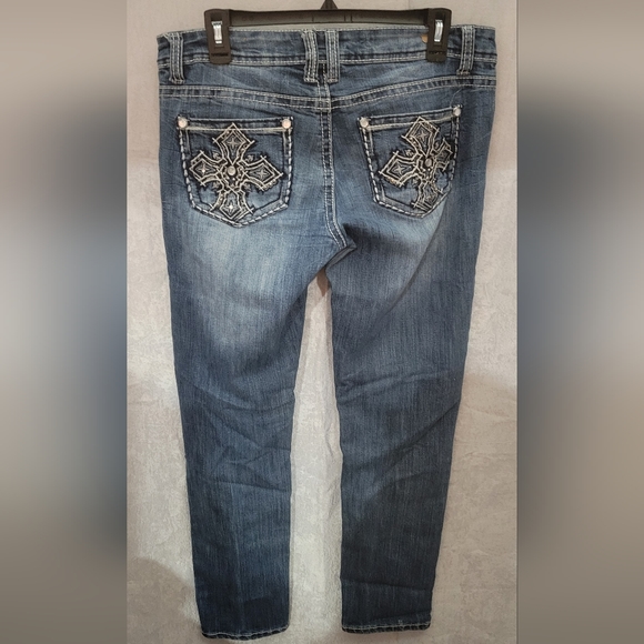 Women's Red Camel Jeans - Picture 2 of 4